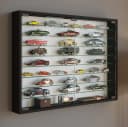 VCM Hängevitrine Mandosa XXL Schwarz Glas 80x60x10 cm Bild 4