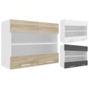 VCM Hängeschrank Esilo Küche 80cm Weiß Braun Holz Bild 1