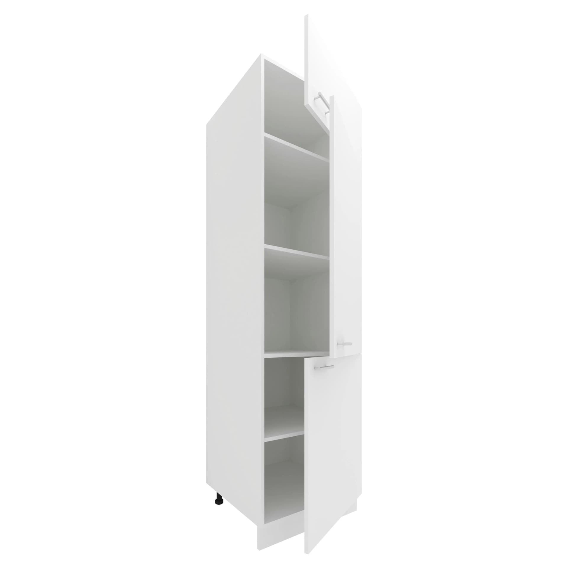 VCM Hochschrank Esilo Weiß 60 cm Breite - Bild 2