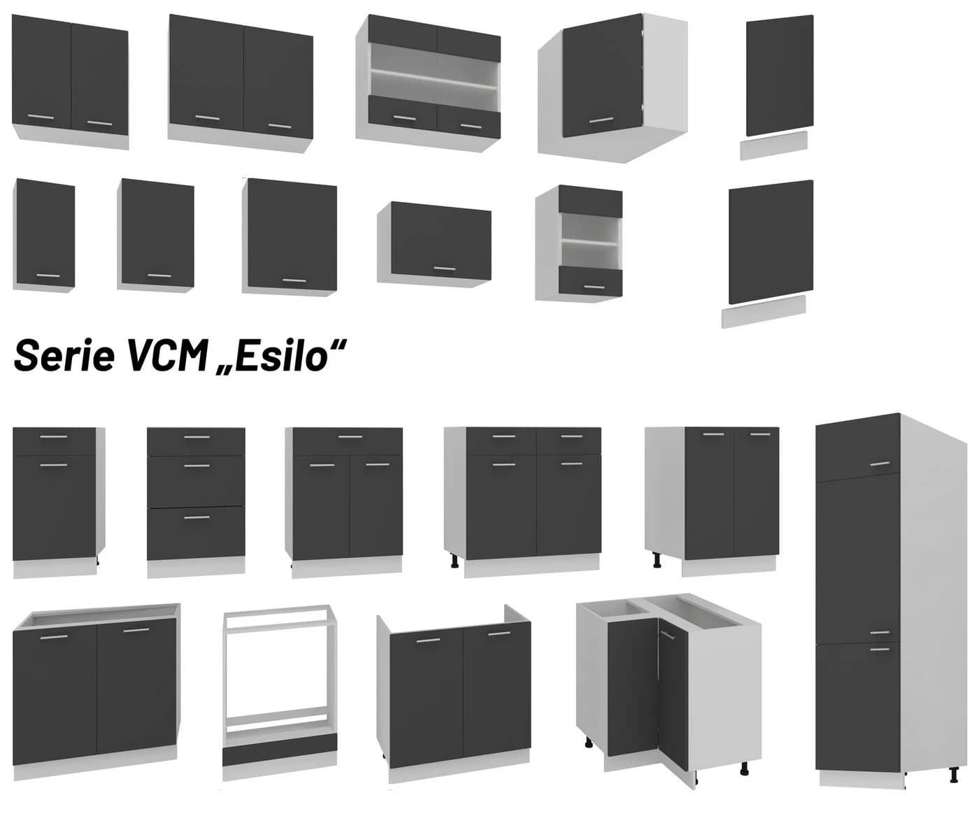 VCM Unterschrank Küchenschrank B 40 cm Unterschrank Schublade Esilo - Bild 4