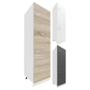 VCM Hochschrank Esilo 60 cm Weiß Anthrazit Holz Bild 1