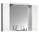 VCM Badschrank Silora XL Weiß Spiegelschrank mit Beleuchtung Bild 2