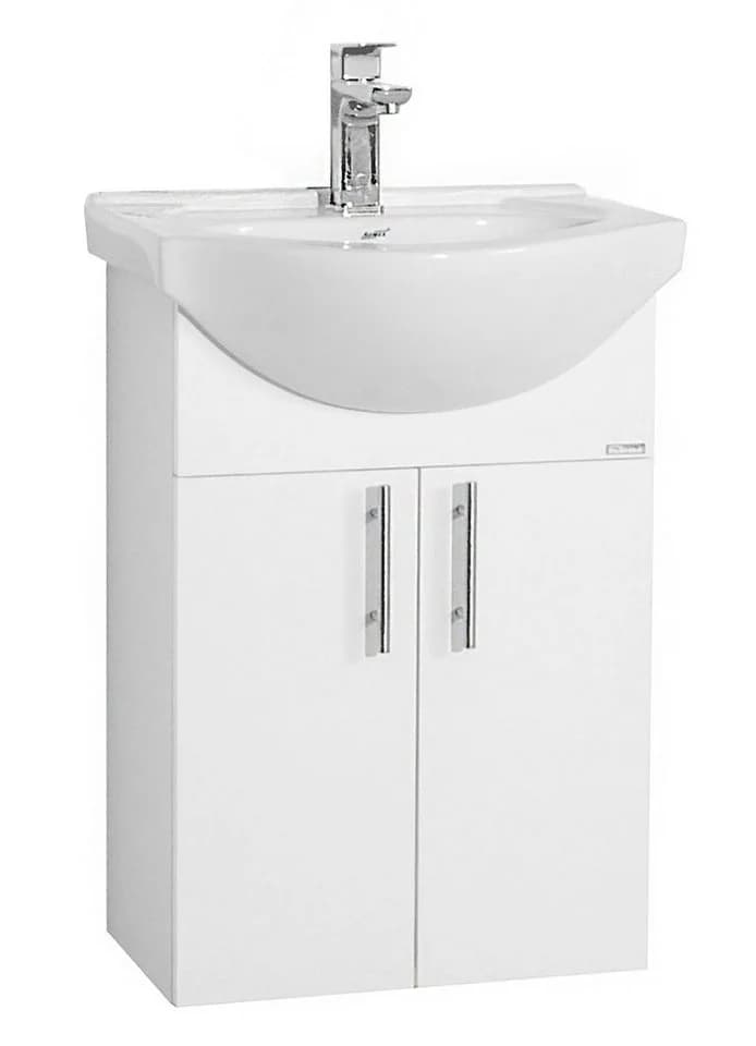 VCM Waschtisch 2-tlg. Waschplatz Waschtisch Drehtüren Lisalo M - Bild 3