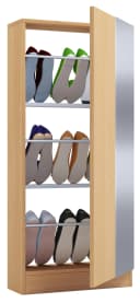 VCM Schuhschrank Fulisa L Spiegel Buche Holz Bild 2