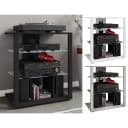 VCM Hifi Möbel Rack Folas Weiß Glasböden Bild 1