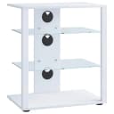 VCM Hifi Möbel Rack Folas Weiß Glasböden Bild 2