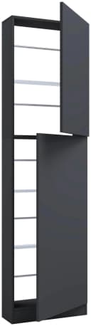 VCM Schuhschrank Fulisa XL Anthrazit 10 Paar Holz Bild 2
