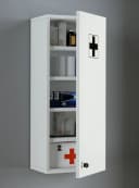 VCM Medizinschrank Medasa L Weiß Abschließbar Bild 4
