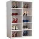 VCM Schuhregal Hinsol M Braun Holz 10 Fächer Bild 1