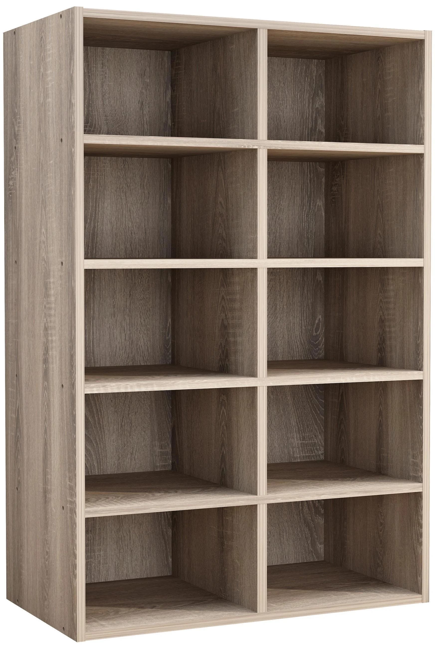 VCM Schuhregal Hinsol M Braun Holz 10 Fächer - Bild 2