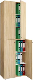 VCM Aktenschrank Lona 6fach Braun Sonoma-Eiche Modern Bild 2