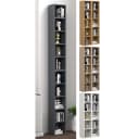 VCM Standregal Megosa S Holz Buche CD DVD Aufbewahrung Bild 1