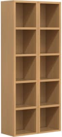VCM Standregal Megosa S Holz Buche CD DVD Aufbewahrung Bild 2