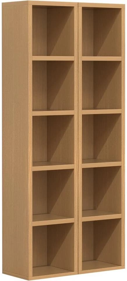 VCM Standregal Megosa S Holz Buche CD DVD Aufbewahrung - Bild 2