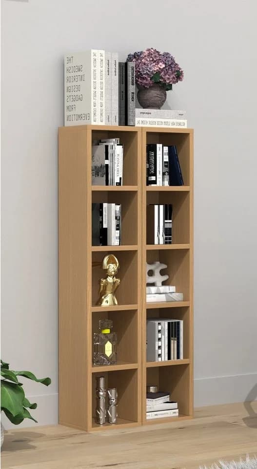 VCM Standregal Megosa S Holz Buche CD DVD Aufbewahrung - Bild 4