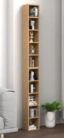 VCM Standregal Megosa S Holz Buche CD DVD Aufbewahrung Bild 5