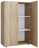 VCM Schuhschrank Lona 3 Braun Holz 3 Fächer Bild 2