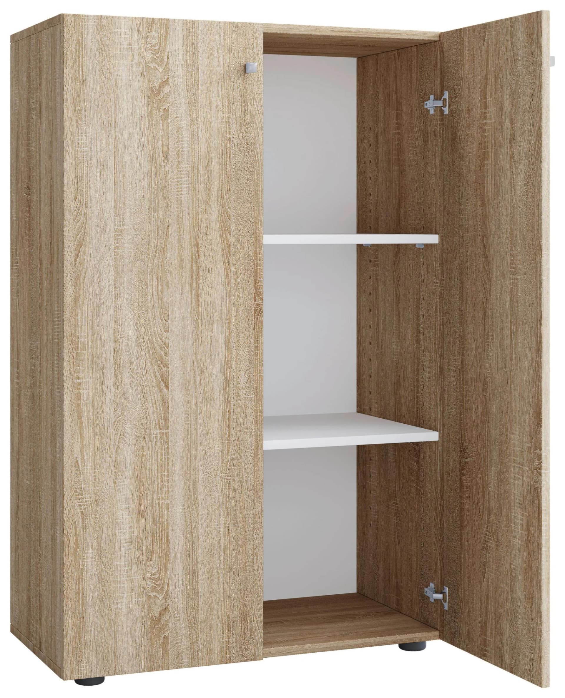 VCM Schuhschrank Lona 3 Braun Holz 3 Fächer - Bild 2