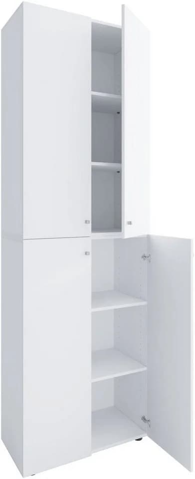 VCM Schuhschrank Lona XL 6-Fach Weiß Holz - Bild 2
