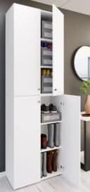 VCM Schuhschrank Lona XL 6-Fach Weiß Holz Bild 4