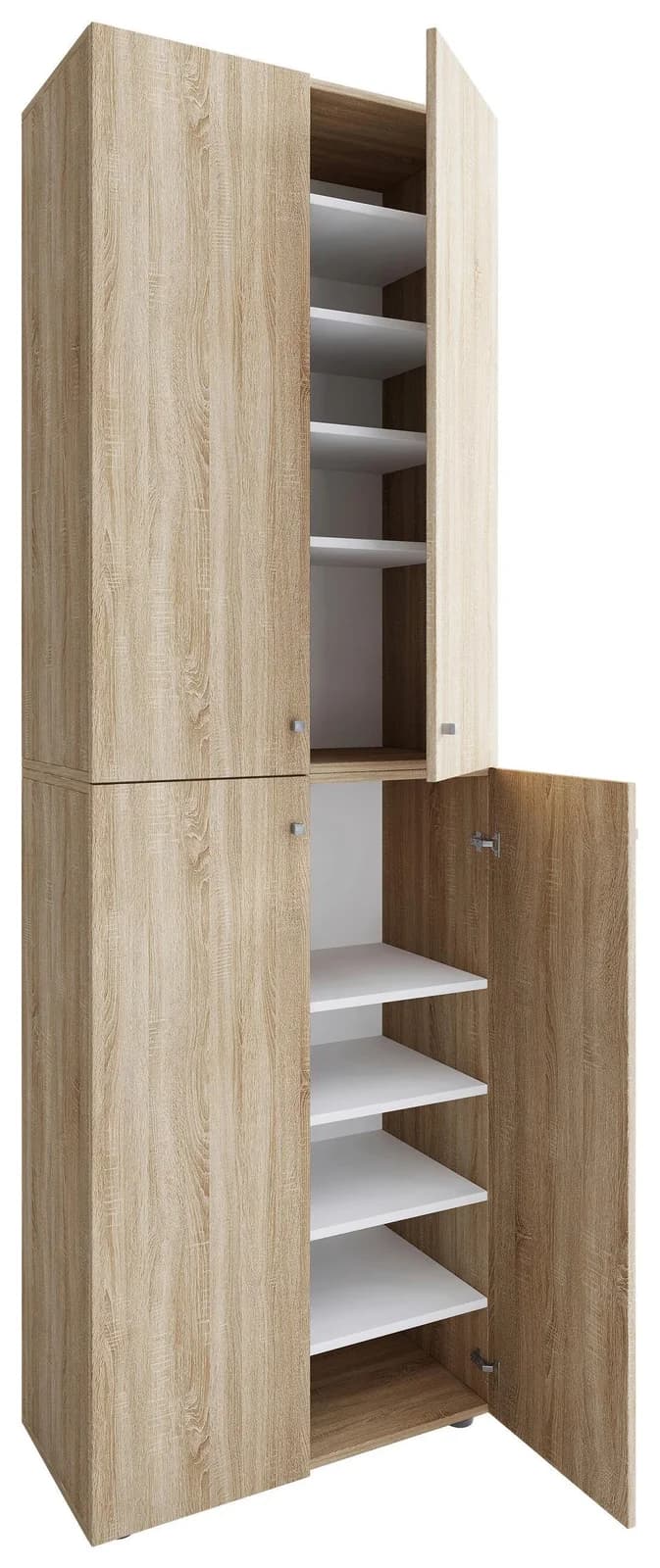 VCM Schuhschrank Lona XL 10-Fach Braun Holz - Bild 2