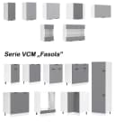 VCM Spülunterschrank Fasola Weiß Anthrazit 80 cm Bild 2