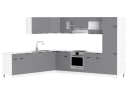 VCM Spülunterschrank Fasola Weiß Anthrazit 80 cm Bild 4