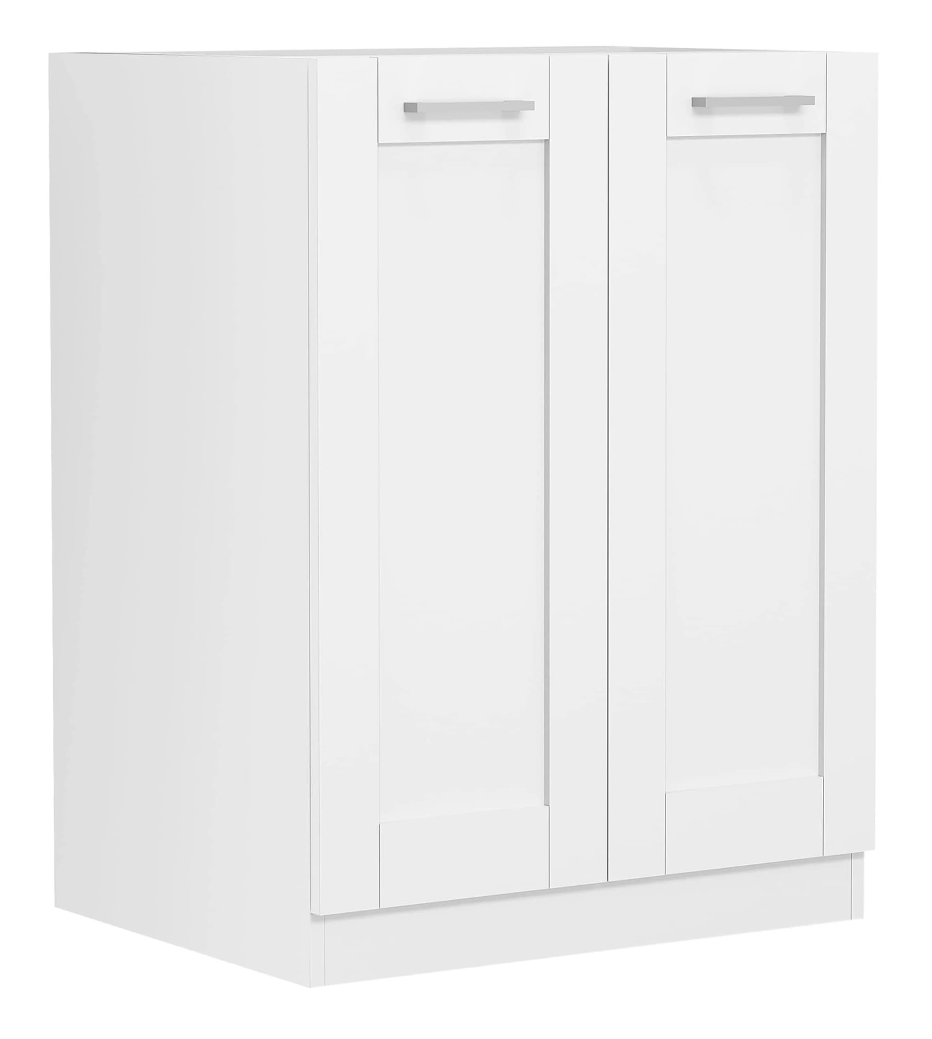 VCM Küchenschrank Colura 60 cm Weiß mit Drehtüren - Bild 2