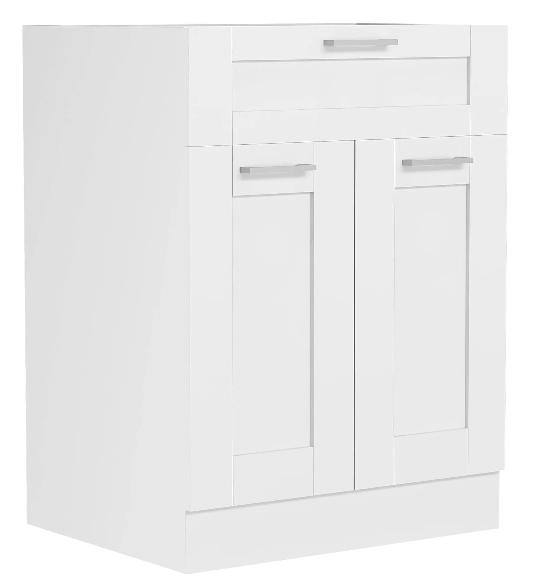 VCM Küchenschrank Colura Weiß Unterschrank mit Schublade - Bild 2