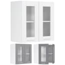 VCM Hängeschrank Colura Weiß mit Glas Bild 1