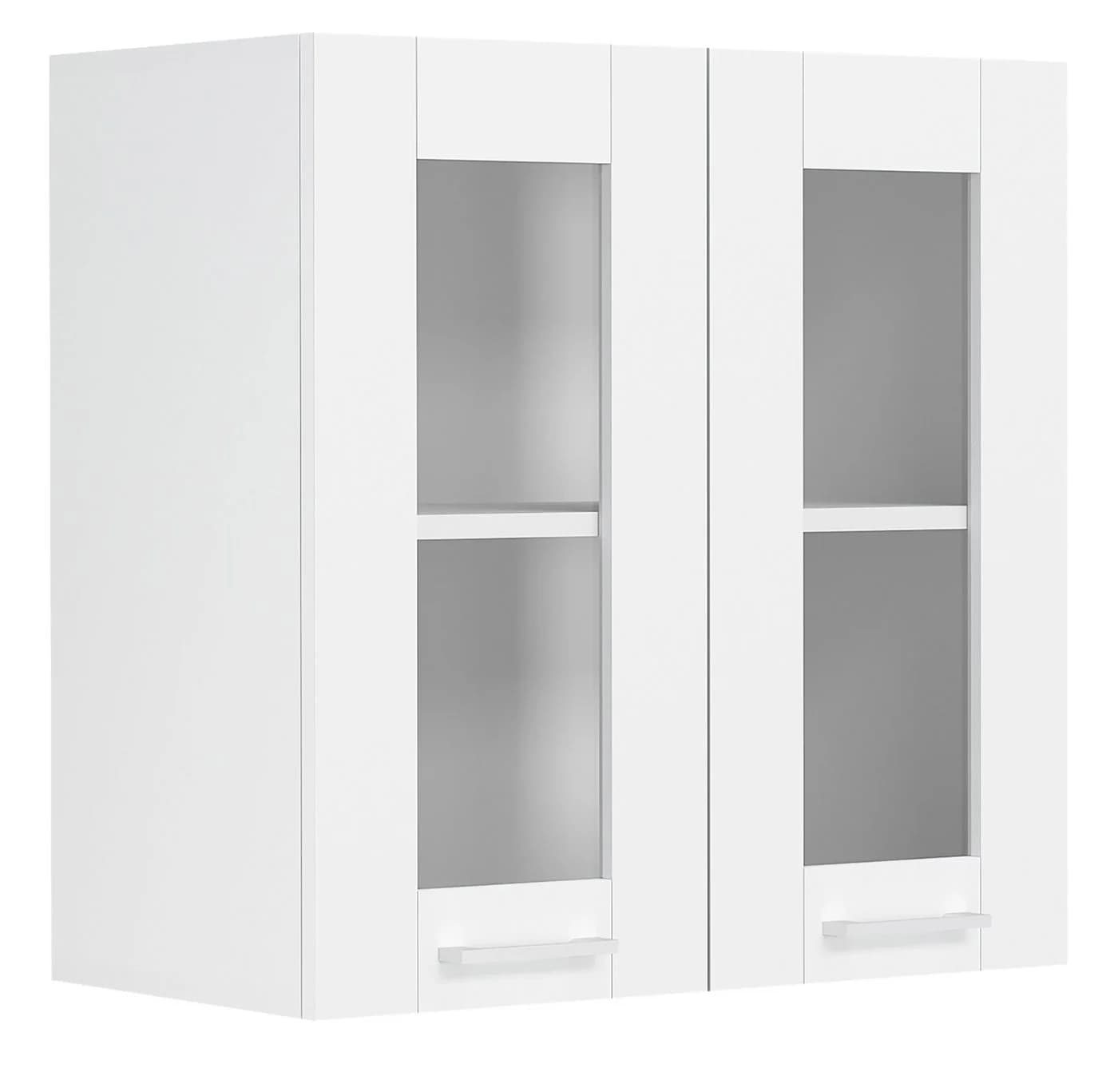 VCM Hängeschrank Colura Weiß mit Glas - Bild 3