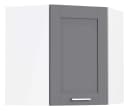 VCM Hängeschrank Eckschrank Colura Weiß Anthrazit Bild 2