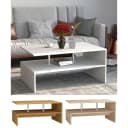 VCM Couchtisch Maliso L Braun Buche mit Stauraum Bild 1
