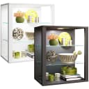 VCM Vitrine Glasol SW Weiß Hängevitrine mit Glasböden Bild 1