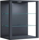 VCM Hängevitrine Glasol SW Anthrazit mit Glasböden Bild 2