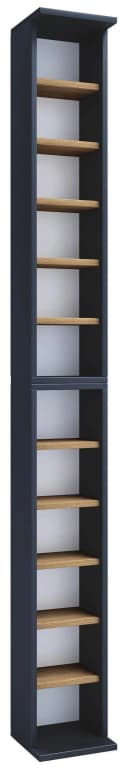 VCM Holzregal Bigol CD Schrank Anthrazit Honigeiche Bild 4