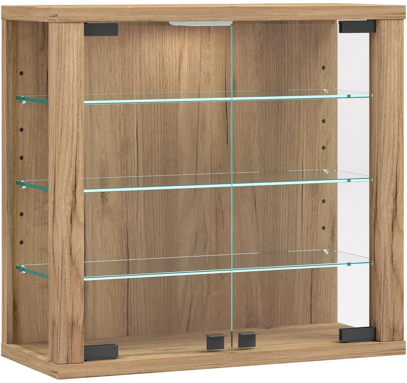 VCM Hängevitrine Vitrosa S Glasvitrine mit drei verstellbaren Einlegeböden - Bild 2