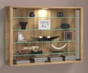 VCM Glasvitrine Vitrosa L Modern Braun ESG-Sicherheitsglas Bild 4