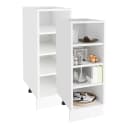 VCM Küchenschrank Esilo Weiß 30cm 2 offene Fächer Bild 1