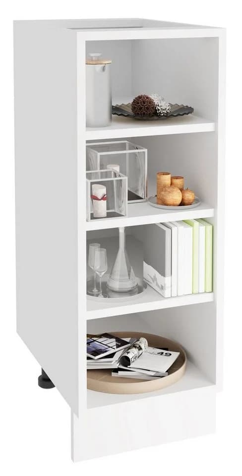 VCM Küchenschrank Esilo Weiß 30cm 2 offene Fächer - Bild 3