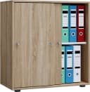 VCM Aktenschrank Lona mit Schiebetüren Anthrazit Braun Bild 5