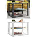 VCM Wanilo M Couchtisch Weiß Holz Glas Modern Bild 1