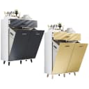 VCM Wäscheschrank Landos M mit 2 Wäscheboxen Braun/Weiß Bild 1