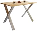 VCM Esstisch Xona X Braun Silber Holzstruktur Bild 2