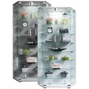 VCM Glasvitrine Cenila XL Weiß mit 8 Glasböden Bild 1
