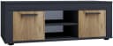 VCM TV-Lowboard Usilo L Braun Anthrazit Eiche Bild 2