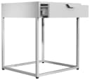 VCM Nachttisch Flokas S Weiß Metall Schublade Industrie-Design Bild 2