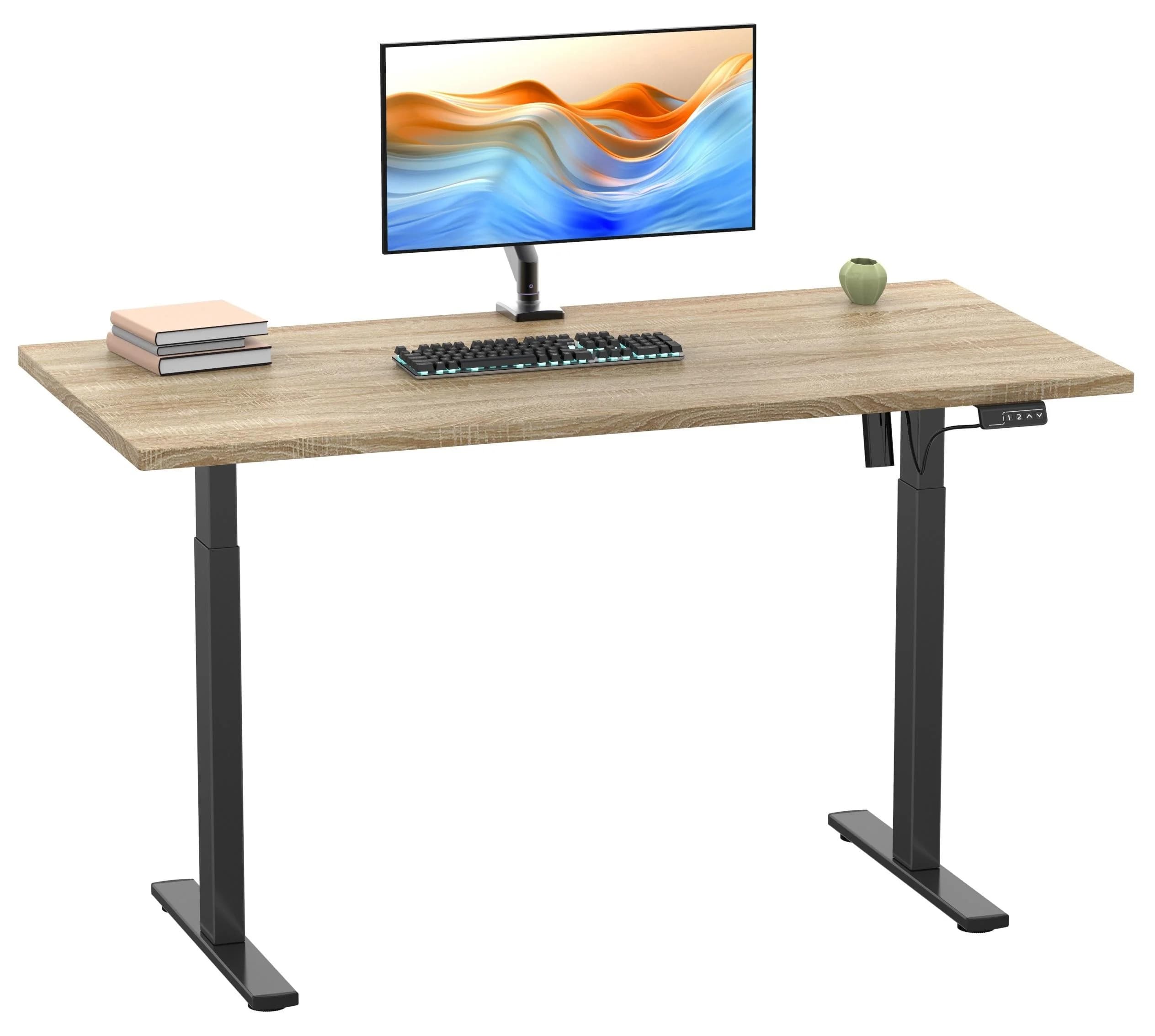 VCM Schreibtisch Lona höhenverstellbar 140x50 cm - Bild 2