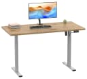 VCM Elektrisch Höhenverstellbarer Schreibtisch 140x80 cm Bild 2