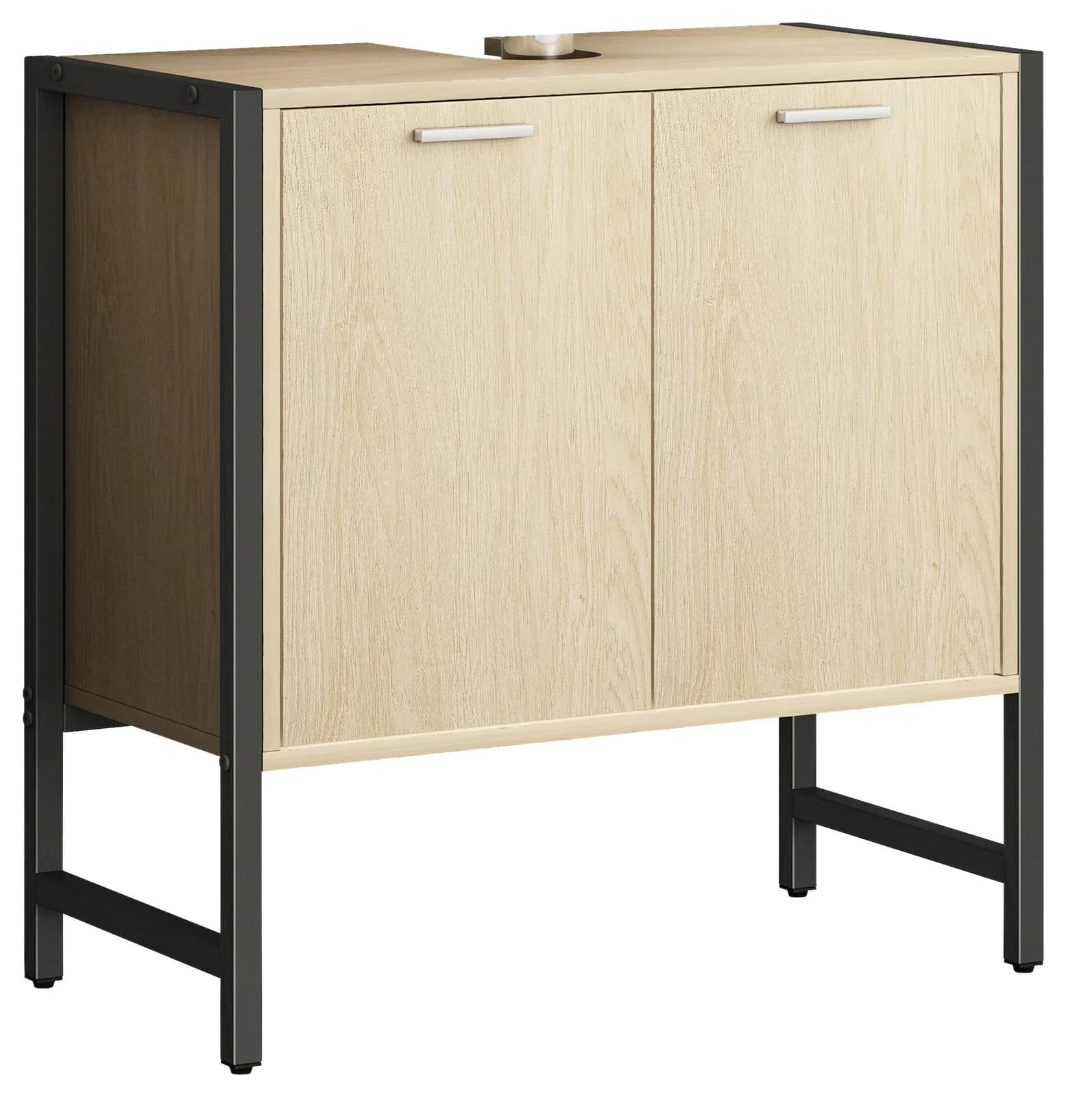 VCM Waschtischunterschrank Edino 60cm Braun Honig-Eiche - Bild 2